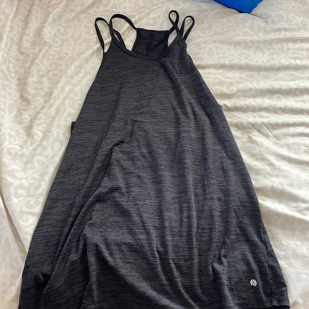 Black/Gray tank top
